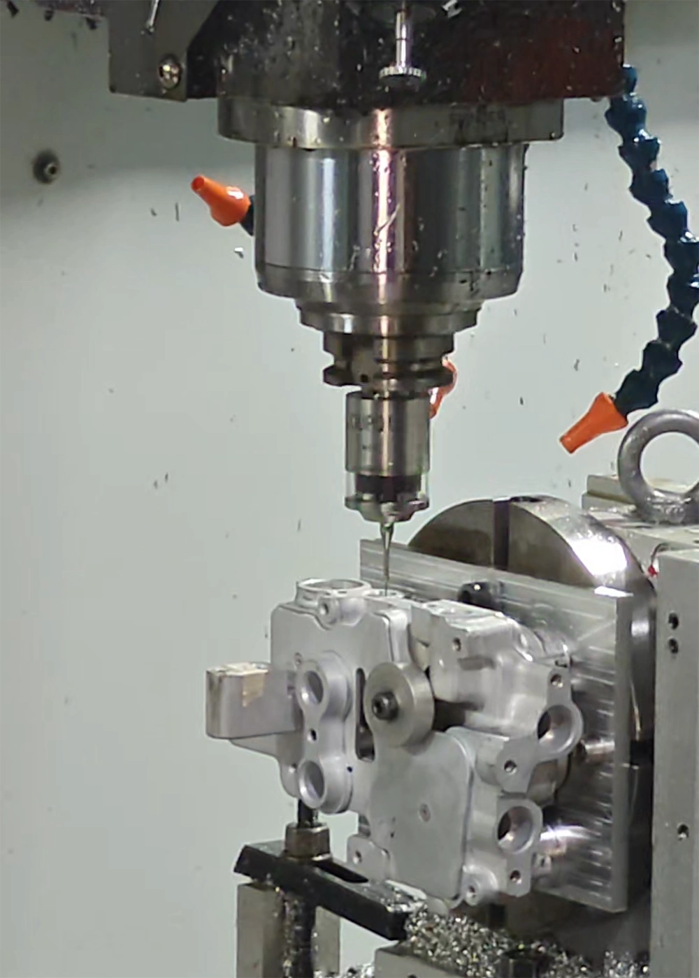 CNC milling machine processing